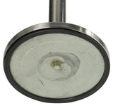 41.5" Silver Stanchion Post with 6.5' Black Retractable Belt 119448