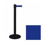 38_Black_Stanchion_Post_with_13'_Retractable_Belt_ _Blue_119453
