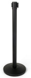 41.5" Black Stanchion Post with 6.5' Black Retractable Belt 119510