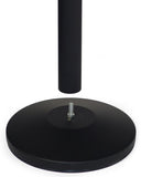 41.5" Black Stanchion Post with 6.5' Black Retractable Belt 119510