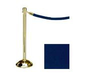 38.5_Brass_Stanchion_Post_with_6'_Blue_Rope_119541