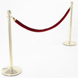6.5'_Velvet_Rope_with_Brass_Hooks_ _Burgundy_119546