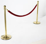 Set_of_(2)_39_Brass_Stanchion_Posts_with_6.5'_Burgundy_Rope_119547