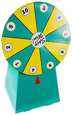 Cardboard_Prize_Wheel_with_10_Numbered_Slots,_Countertop_ _Teal_&_Yellow_119552