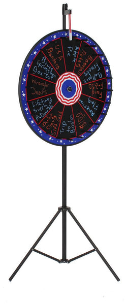Adjustable_Write on_Prize_Wheel_with_12_Slots,_Floorstanding_ _Black_&_Blue