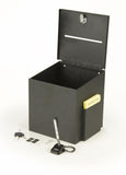 Metal_Ballot_Box_w/_Side_Pocket,_Pen_&_Lock,_Wall_or_Countertop_ _Black_119594