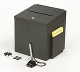 Metal_Ballot_Box_w/_Side_Pocket,_Pen_&_Lock,_Wall_or_Countertop_ _Black_119594