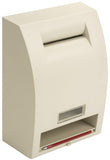 Ballot Box with Lock, Wall Mount or Countertop, Viewing Window & Security Pen-Ivory 119595