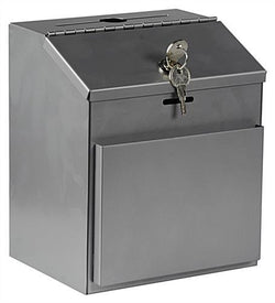 Metal_Ballot_Box_with_Front_Pocket_&_Lock,_Wall_Mount_or_Countertop_ _Silver