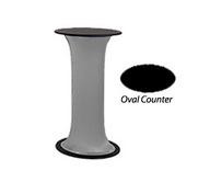 40_Tall_Portable_Counter_with_Black_Top_&_Stretch_Wrap_ _Silver_119619
