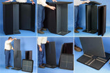 40" Tall Square Portable Counter - Black 119621