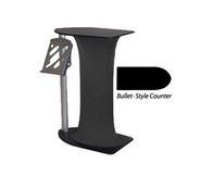 40_Tall_Portable_Black_Counter_w/_Stretch_Wrap_&_Literature_Pocket_ _Black