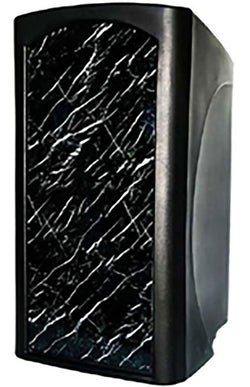 Outdoor Podium for Floor, Plastic   Black with Marble Panel 119653