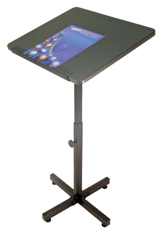 20" Height-Adjustable Music Stand with Extra Large Reading Surface, Steel - Dark Gray 119690