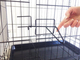 Black Pet Folding Dog Cat Crate Cage Kennel w/ Tray Carrier 11970 2