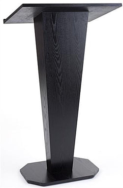 Podium for Floor with V shape Post, Plywood   Black 119712