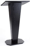 Podium for Floor with V-shape Post, Plywood - Black 119712