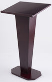 Podium for Floor with V shape Post, Plywood   Mahogany 119713