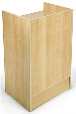 Cash Wrap w/ Maple Finish, Adjustable Storage Shelf & Pull out Drawer 119723