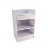 19.7" White Cash Wrap w/ Pull-Out Drawer & Storage Shelf 119724