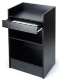 24" Black Cash Wrap w/ Pullout Door & Adjustable Shelves w/ Floral Graphic Panel Kit 119725
