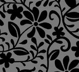 24" Black Cash Wrap w/ Pullout Door & Adjustable Shelves w/ Floral Graphic Panel Kit 119725