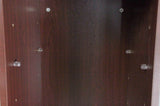 Podium with Wheels, Convertible Design for Floor or Tabletop - Red Mahogany 119727