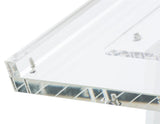 Acrylic Lectern for Floor, Vinyl Printing, Cross   Clear 119754