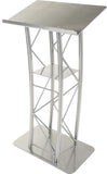 Truss Podium with iPad Enclosure Clamp   Silver 119763
