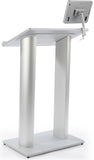 Podium with iPad Enclosure Clamp - Silver 119765