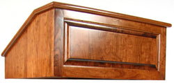 Table Top Podium with Adjustable Reading Surface, Cherry Wood   Red Mahogany