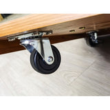 Presidential Podium Official State Embassy Wood Podium 31X23X50" Blue Fabric 119803