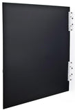 (2) 24 x 36 Corrugated Plastic Boards with Clear Plastic Mounting System - Black 119809