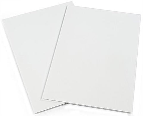 24 x 36 Corrugated Poster Backings - Set of 2, 10 mm Thick - White 119816