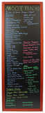 18" x 56" write-on Board with Red Mahogany Frame 119854