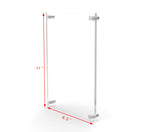 Clear Sign Name Holder Plexiglass 8.5X11 11x8.5 Wallmount Poster Frame Standoff