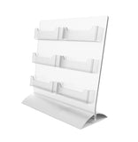 6-Pocket Clear Acrylic Business Card Holder Gift Card Holder 119937