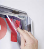 22 x 28 Poster Frame for Wall, Snap Open, 32mm Profile - Silver