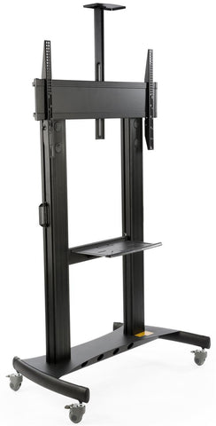 TV Stand w Wheels Fits Monitors 60 to 100
