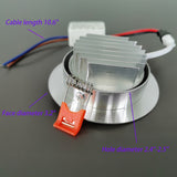 3.5" Recess LED Light Retro Kit 3W natural white ceiling mount 119956-LIGHT
