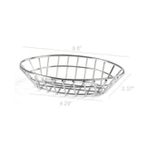 Oval Wire Basket - Stainless Steel 119966