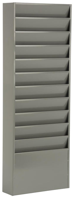 11 Tiered_Wall_File_Holder,_Fits_Letter_Sizes,_Steel_ _Gray_119984