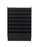 File Holder Workorder Organizer Magazine Rack Display Letter Slot Wall Mount 119985 NEW BLACK