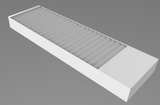 Wall Cubicle Mount File Holder Literature Display Letter Slot 119985 WHITE