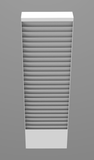 Wall Cubicle Mount File Holder Literature Display Letter Slot 119985 WHITE