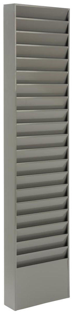 20 Tiered_Wall_File_Holder,_Fits_Letter_Sizes,_Steel_ _Gray_119986
