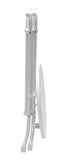 31" x 42" Round Cocktail Table - White 119991