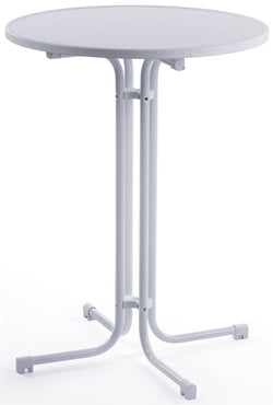 31" x 42" Round Cocktail Table - White 119991