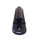 Stanchion Queue Barrier Post Wall Mount Retractable Ribbon 16' Belt Black