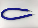 Crowd Control Stanchion Queue Barrier Post 59" Blue Velvet Rope